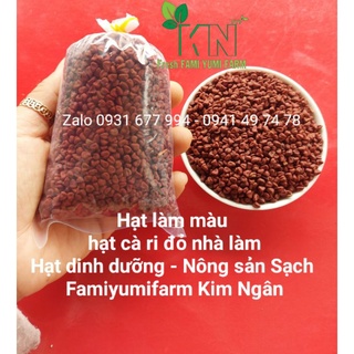 Hạt điều đỏ ( hạt cà ri) tạo màu 500g ( video và hình ảnh thực tế)