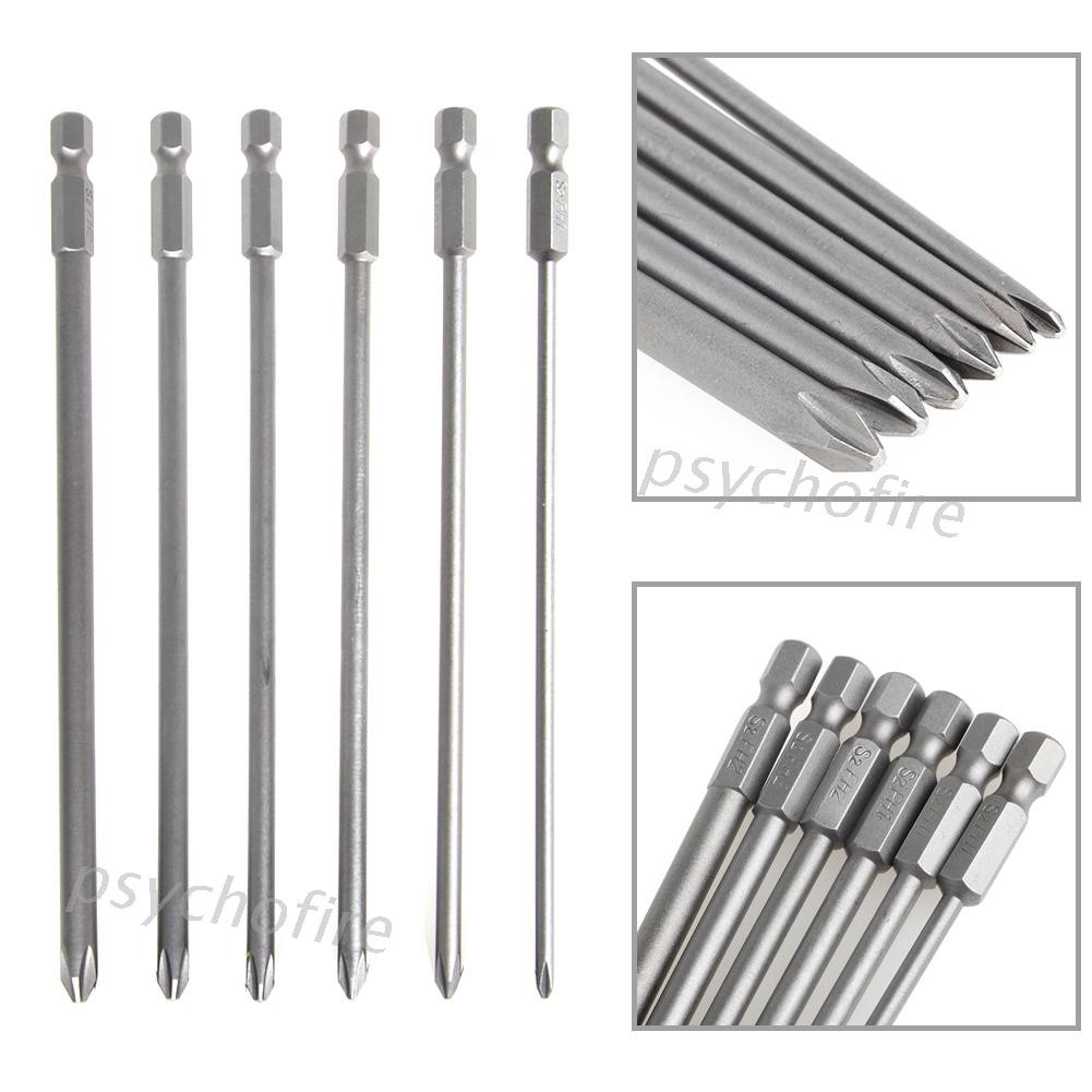 Bộ 6 đầu tua vít S2 1 / 4 '' 150mm chất lượng cao