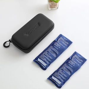 Túi làm mát Insulin EVA di động Người tổ chức bệnh tiểu đường Hộp đựng y tế du lịch Gói làm mát cách nhiệt cho thuốc với 2 gói đá