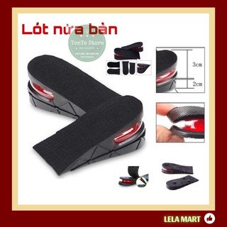 Lót gót tăng chiều cao có đệm khí loại nửa bạn (Loại cao cấp) LOTGIAYNUABAN