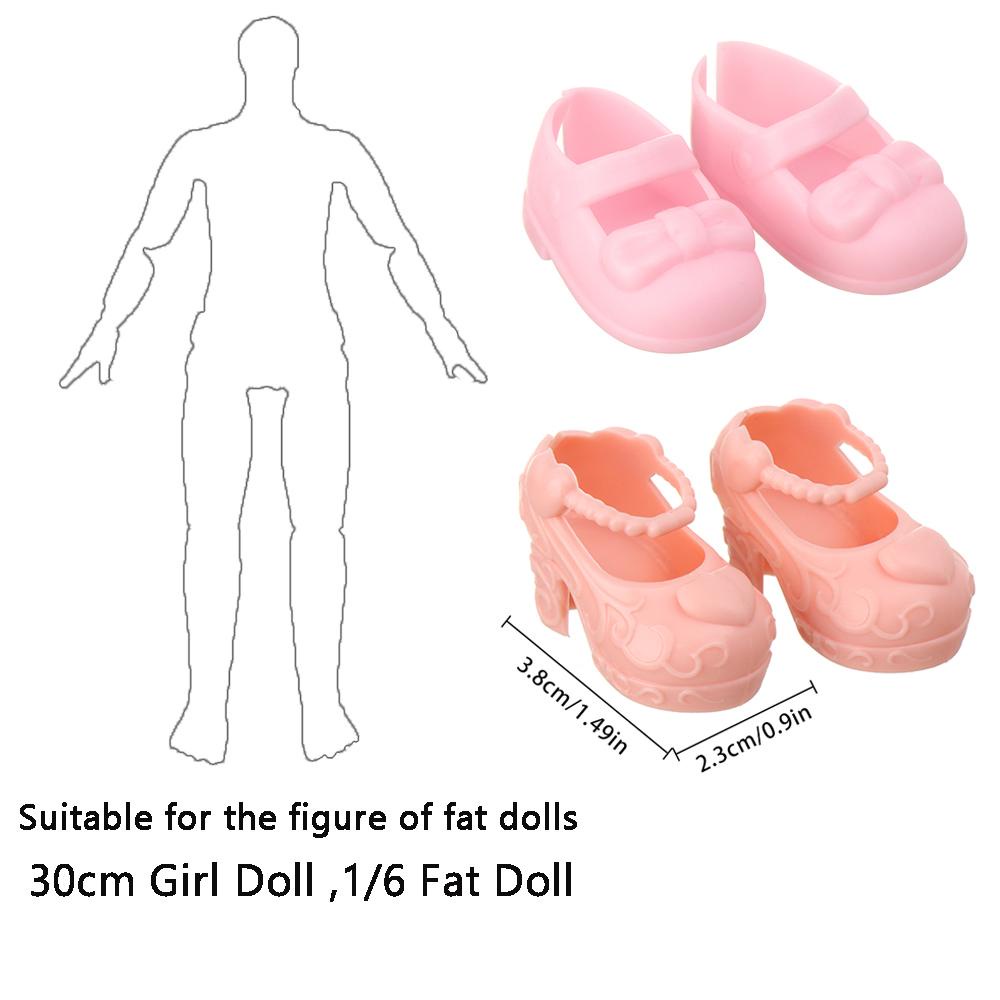 SEYAWSON 1 Cặp Giày Búp Bê Cho 1 / 6 Quần Áo Búp Bê Búp Bê 30cm Dễ Thương