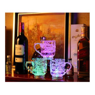 (freeship) Ly Nước Thần Kỳ loại lớn uống bia 400ml Đổi Màu Phát Sáng led 7 màu siêu đẹp