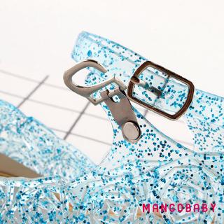 ♬Mg♪Xăng đan Crystal Jelly Princess Frozen Cosplay Party