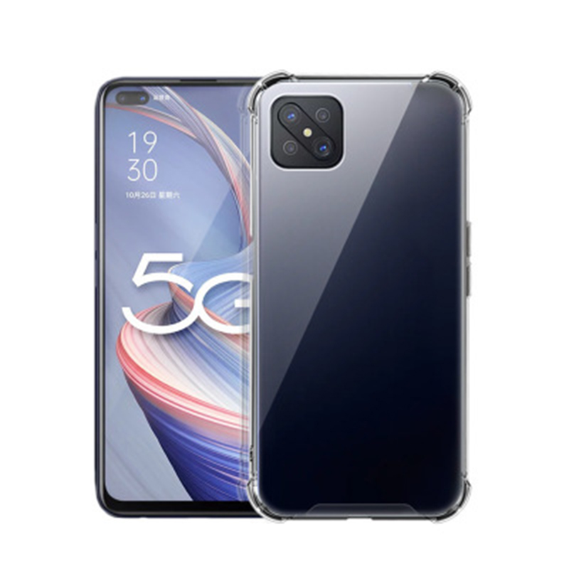 Coque De Protection Antichoc Silicone Pour OPPO Reno 4/4Z/4 Pro/5G/Find X3 Lite/A15/A53 - Neuf