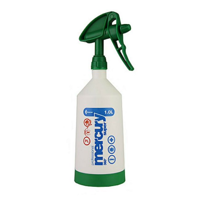 Bình xịt cầm tay đa năng 360 độ - 2 chiều  KWAZAR MERCURY SUPER PRO xuất xứ Ba Lan màu xanh lá cây
