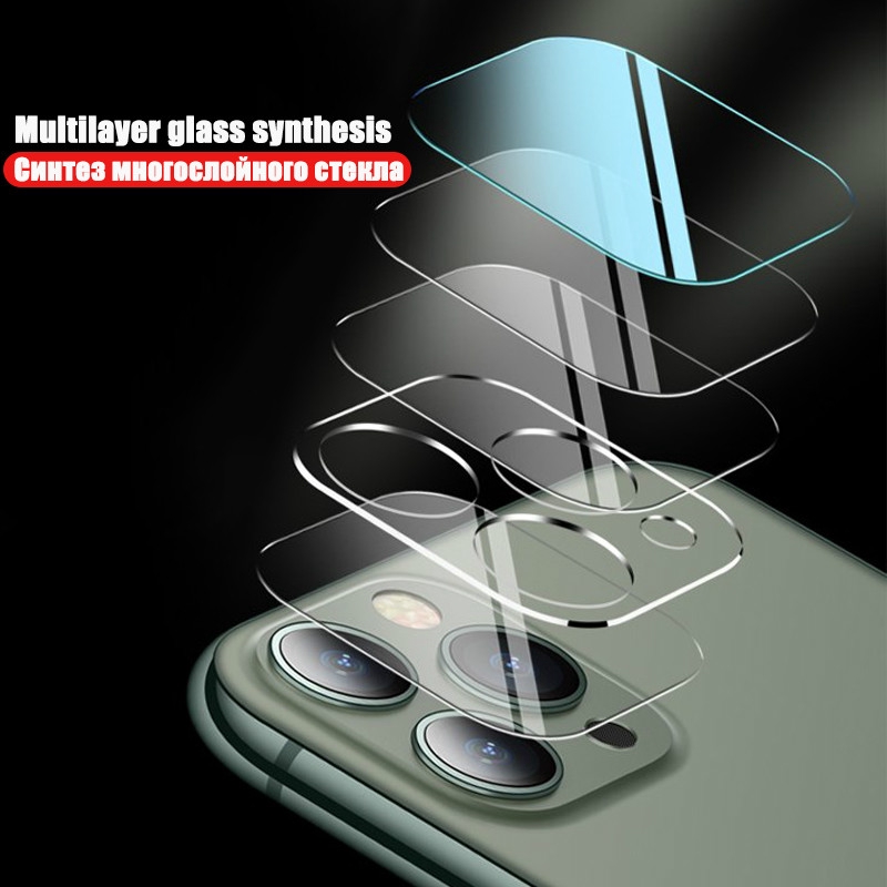 Mặt Sau Trong Suốt Cho 17ProMax 17Air 16 15 14 13 12 11 Ống Kính Máy Ảnh Bảo Vệ Màn Hình Cho IPhone 11 Pro Max Phim Kính Cường Lực Phụ Kiện Camera