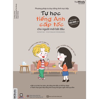 Sách - Phương pháp tư duy tiếng Anh trực tiếp – Tự học tiếng Anh cấp tốc cho người mới bắt đầu + tặng kèm bút hoạt hình