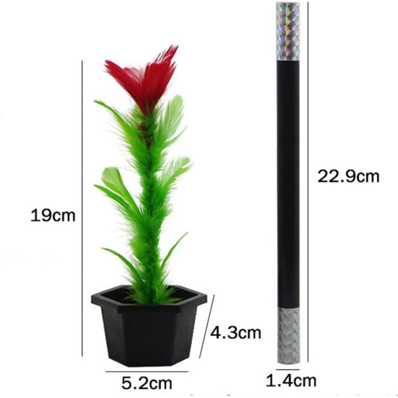 Magic Stick to Flower Easy Magic Trick Đồ chơi chống đỡ Đồ chơi ngộ nghĩnh cho người lớn Trẻ em Magic Tricks Phụ kiện