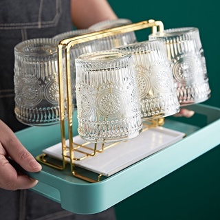 Khay Úp Cốc Mạ Vàng 🏵️ CÓ KHAY HỨNG NƯỚC CỰC TIỆN ÍCH 🏵️ Kiểu Dáng Hiện Đại