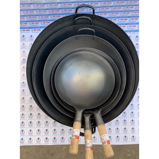 Chảo thép 50cm, 2 quai xách, Chảo thép chống dính CARBON