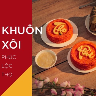 khuôn xôi tạo hình chữ Phúc Lộc Thọ, khuôn đóng sôi làm bánh