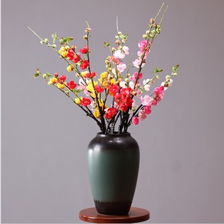 Hoa giả - Hoa Đào nhiều màu sắc cành dài 65cm giống thật trang trí nhà cửa ấm cúng, rực rỡ
