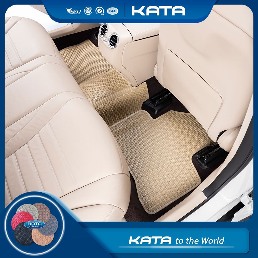 Thảm lót sàn ô tô KATA cho xe Mercedes GLC (2017- 2022)- Phiên Bản PRO- Không ẩm mốc, Không thấm nước, Không mùi