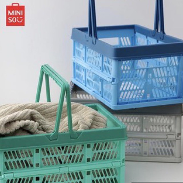 GIỎ XẾP ĐA NĂNG CHÍNH HÃNG MINISO | Shopee Việt Nam
