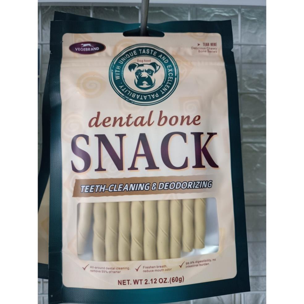 Bánh Thưởng Xương Gặm Cho Chó Mèo Dental Bone Snack 60g Shopee Việt Nam