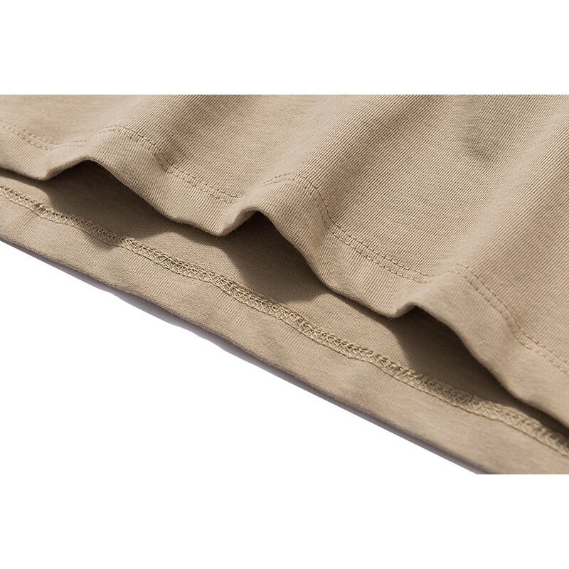 ESSENT logo Chữ Đơn Giản In Hình Áo Thun Cotton Nguyên Chất Nam Nữ Cặp Đôi