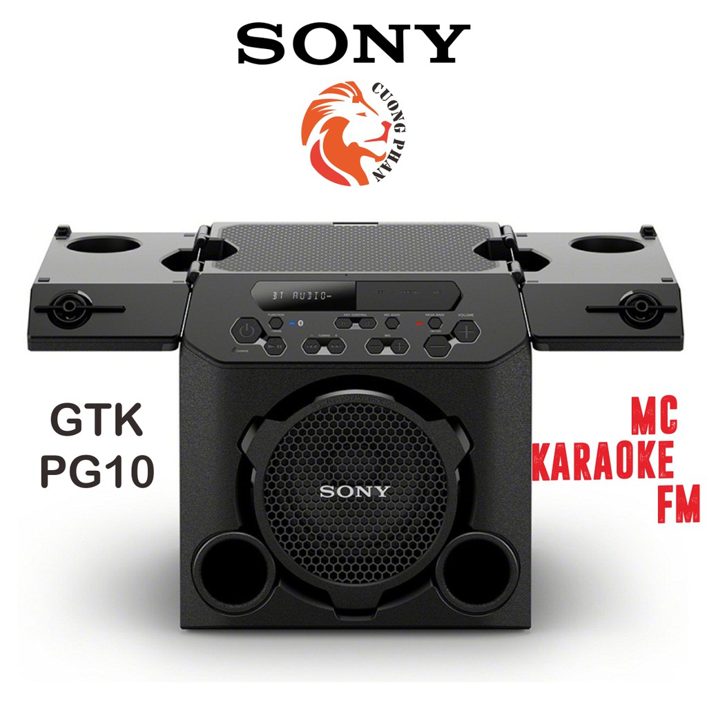 Loa Nghe Nhạc Hát Karaoke Công Suất Lớn SONY GTK-PG10 - Tặng Balo Sony Extra Bass