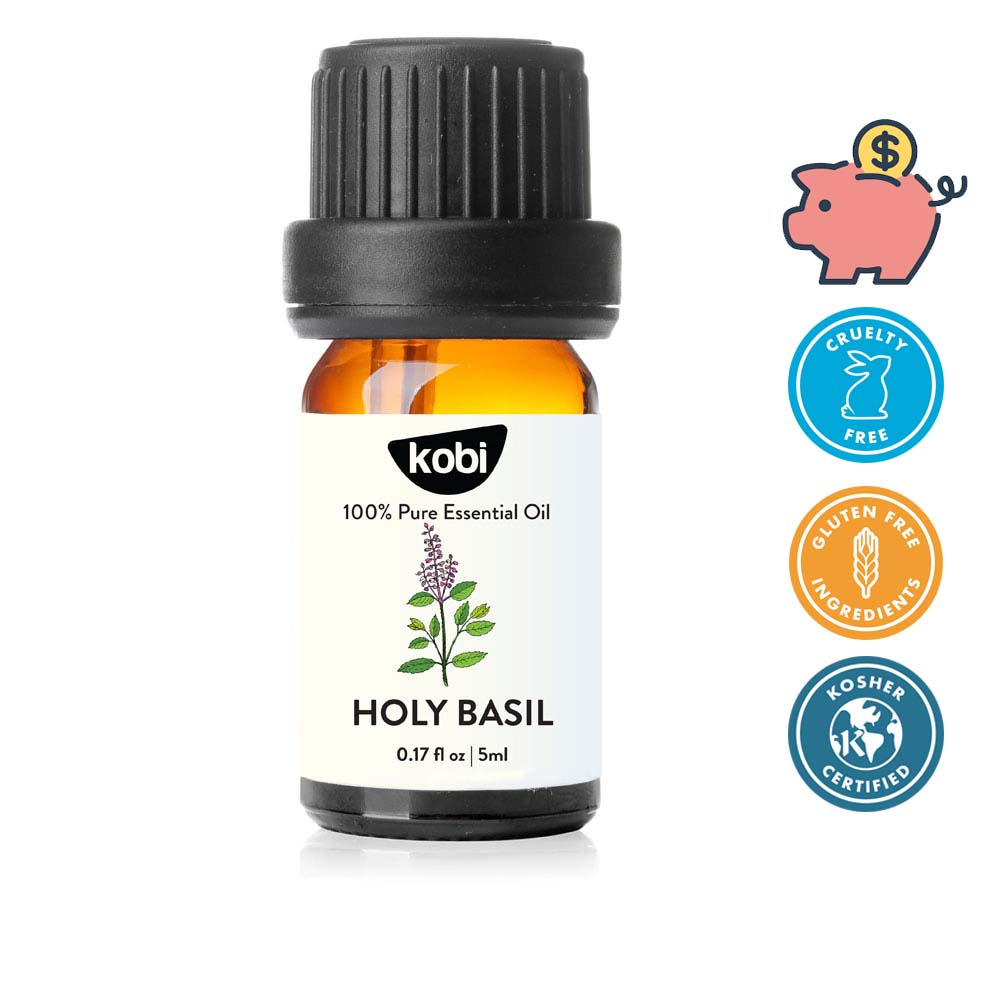 [Mã BMLTB200 giảm đến 100K đơn 499K] Tinh dầu Hương nhu Kobi Holy basil essential oil - 5ml