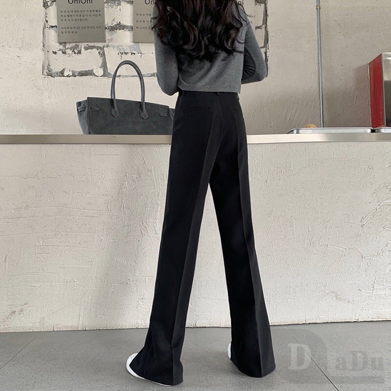 Ảnh Quần Dài Nữ Lưng Cao Ống Rộng Thời Trang Hàn 2