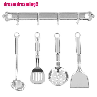 Bộ 5 Dụng Cụ Nấu Ăn Cho Nhà Búp Bê Tỷ Lệ 1: