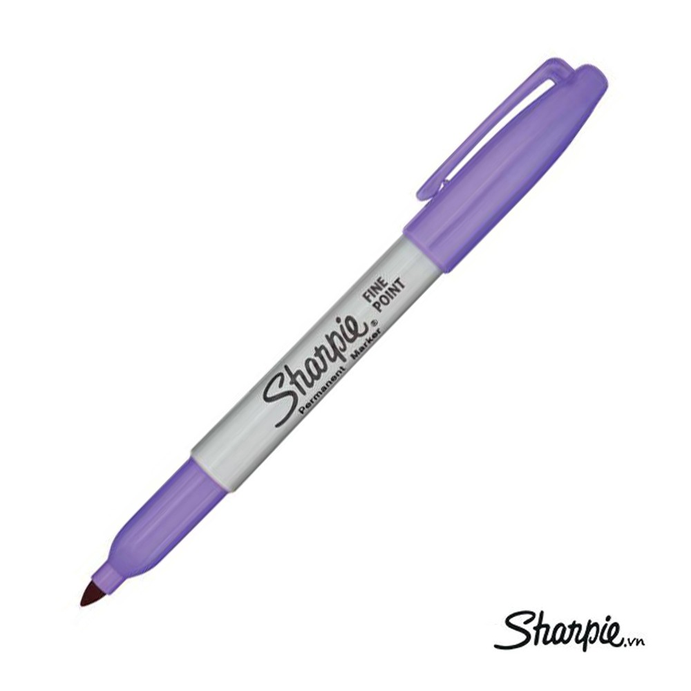 Bút lông dầu vẽ đa chất liệu Sharpie Fine Point - Ultra Violet (Màu tia ...