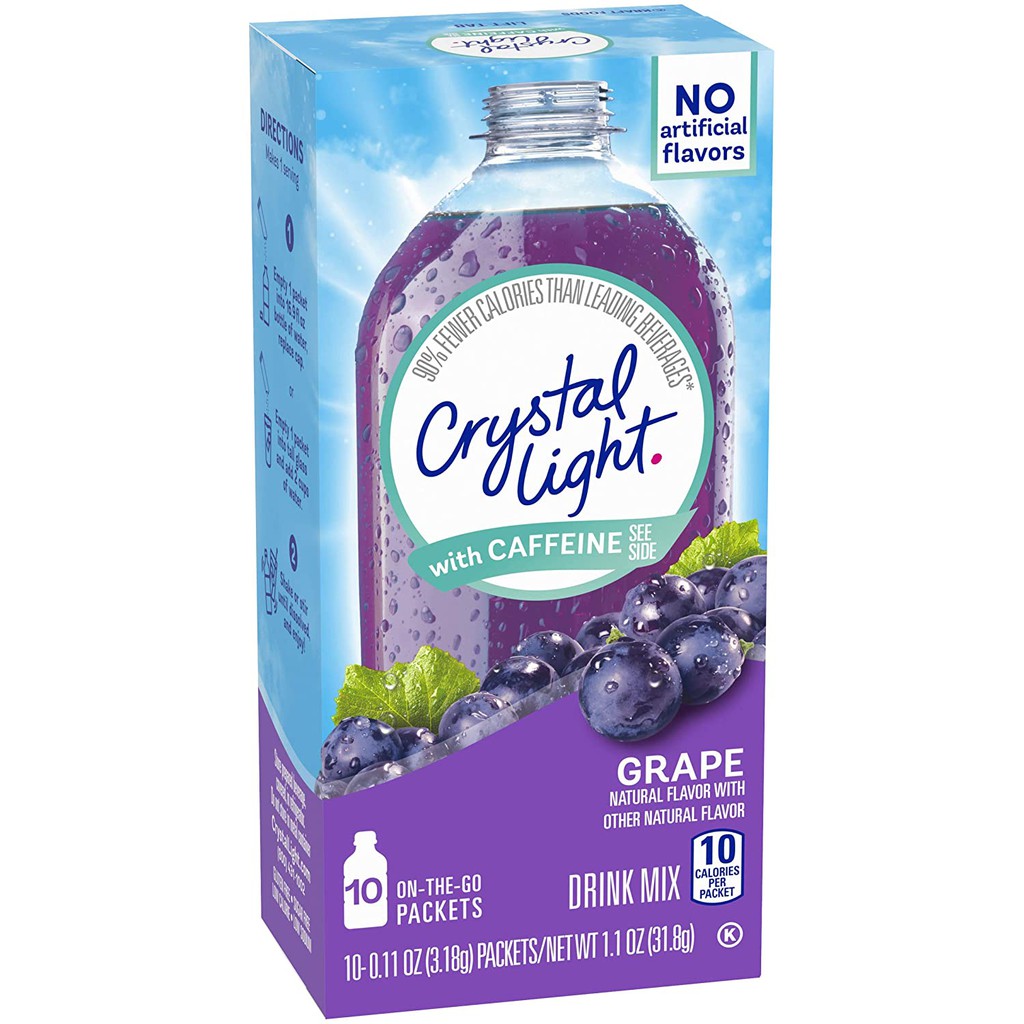Bột pha nước trái cây Crystal Light cho người ăn kiêng | Shopee Việt Nam