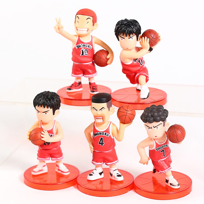 🏀 COMBO 5 NHÂN VẬT mô hình Slam Dunk đội bóng rổ honoko sakugari chibi ...