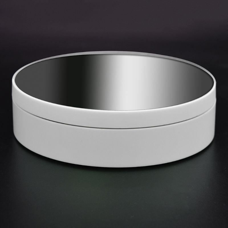 3  Electric Rotating Display Stand Mirror Turntable Jewelry Holder