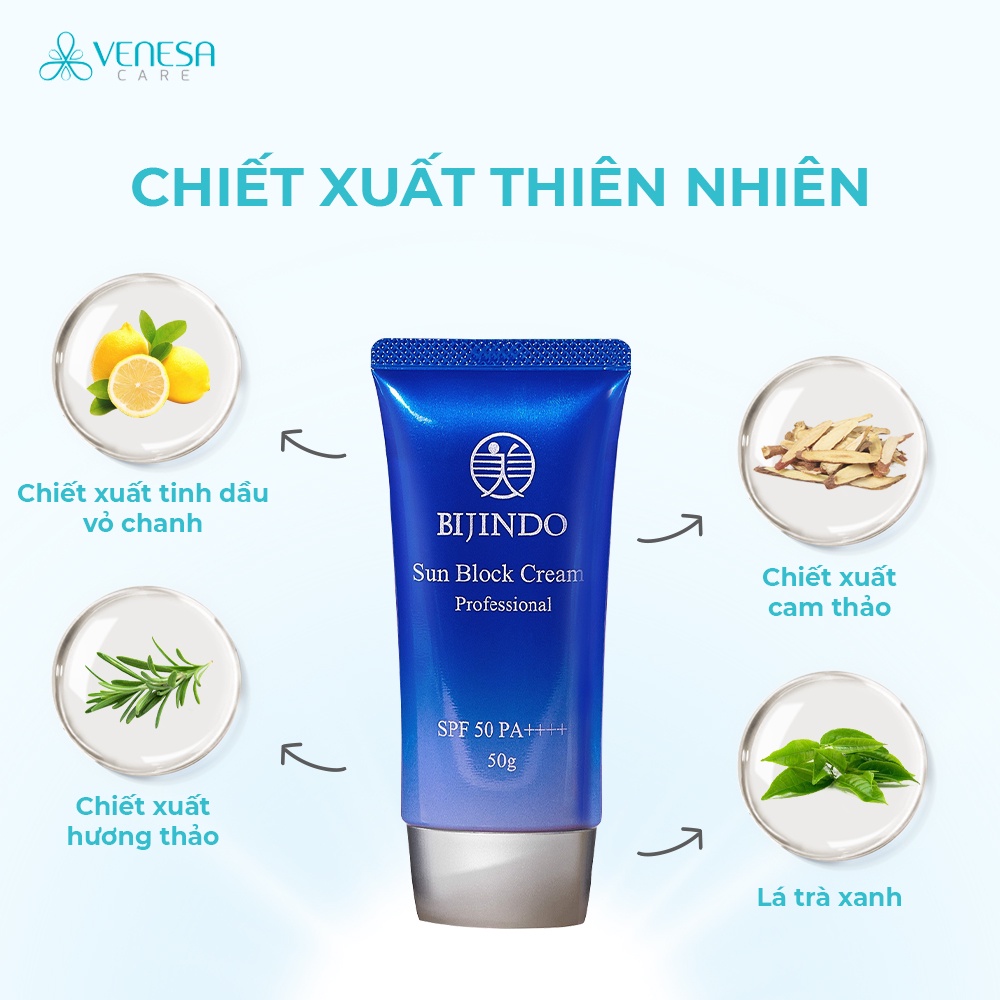 Kem chống nắng BIJINDO Sun Block Cream chính hãng, SPF 50, PA ++++  