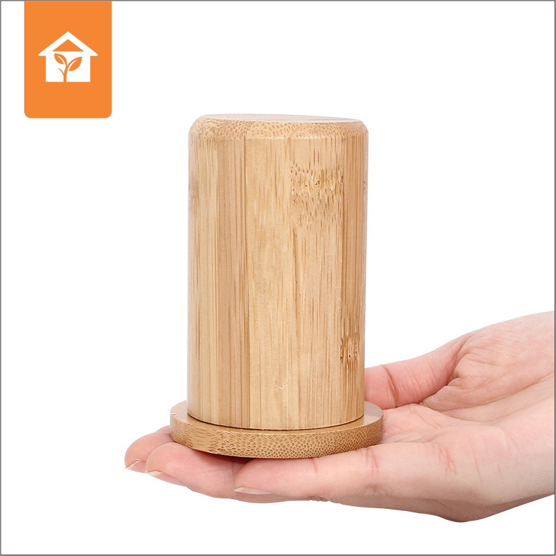 Hộp Đựng Tăm, Lọ Đựng Tăm Gỗ Tre Phong Cánh Nhật Bản Dùng Cho Gia Đình, Nhà Hàng, Quán Ăn vv...