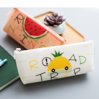 Hộp Đựng Bút, Túi Đựng Bút Hoa Quả Mùa Hè Kt 19*3.5*8 - Thỏ Hồng VPP
