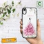 Ốp iphone in hình cực đẹp siêu bền - Cô gái quyến rũ bên đóa hồng phấn