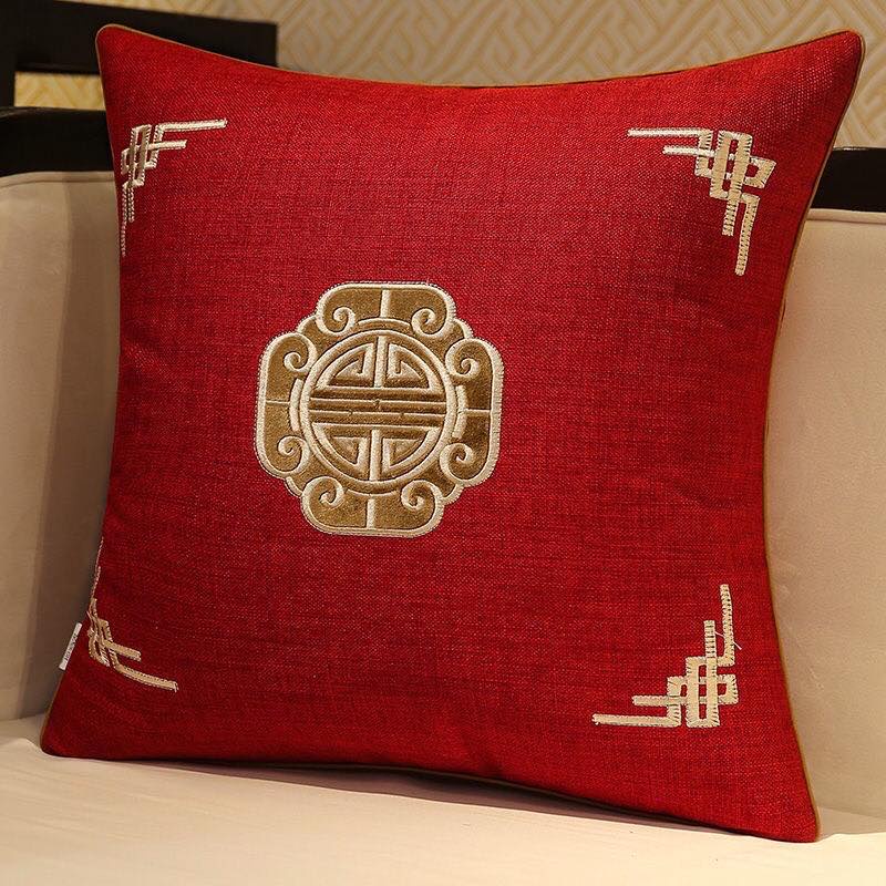 Gối Tựa Sofa Họa Tiết Cổ Điển - Gối Trang Trí Phòng Khách Size 45x45cm - Nhà Shy Home Decor