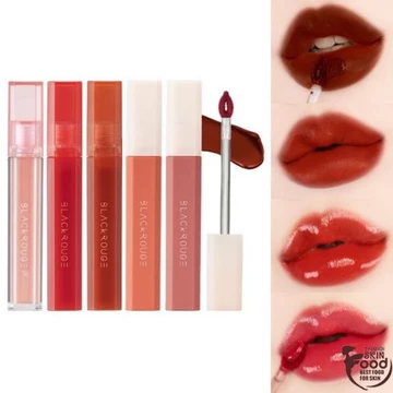 [New 2021] Son Kem Lì Mịn Mượt Nhẹ Môi Black Rouge Half N Half Water Velvet 💄