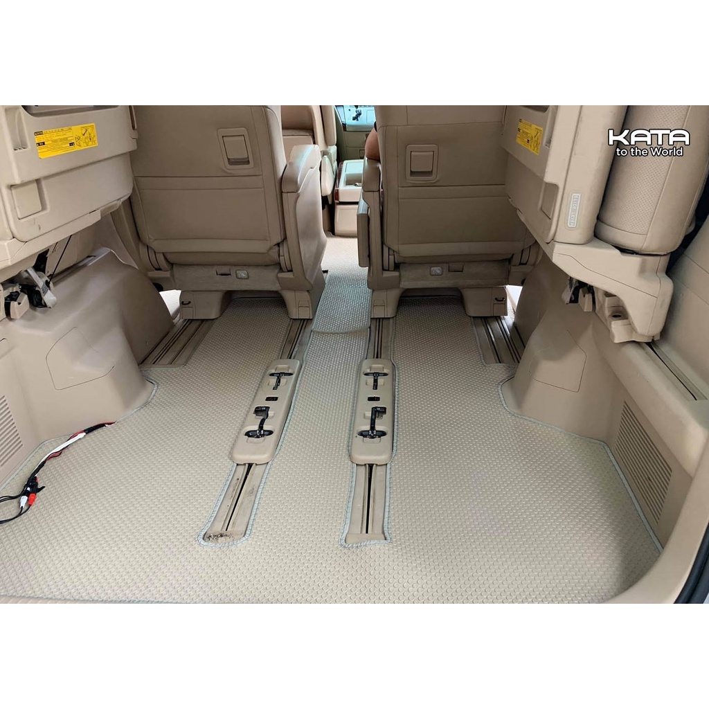 Thảm lót ô tô KATA cho xe Toyota Alphard (2015-2021) - Khít với sàn, Chống trơn, Không mùi, Không ẩm mốc