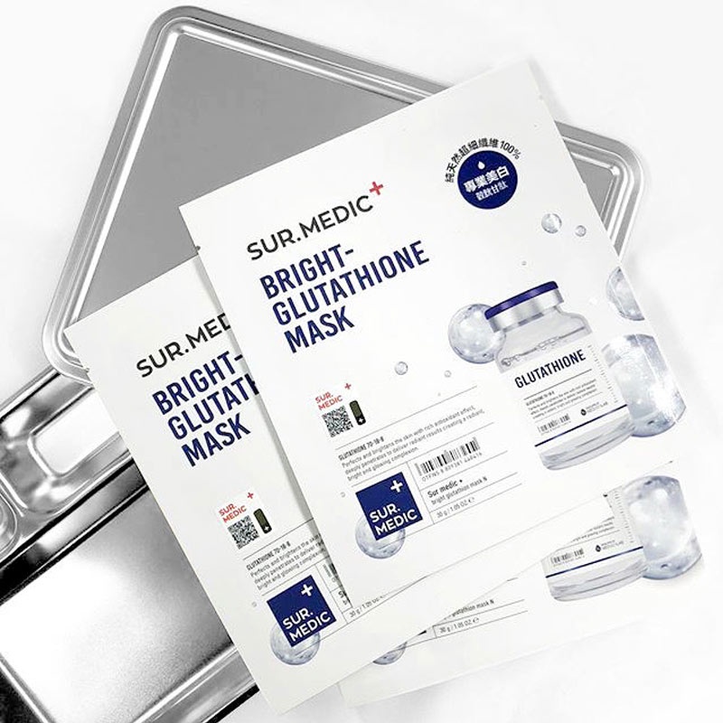 mặt nạ sur medic bright glutathione mask Trắng Da Sur.Medic 1 Miếng Bản Mới 30g Meet CJC-1295 + Ipamorelin, Size:30g without box pet immune support