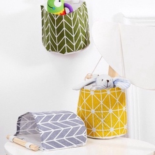 Túi Vải Vintage 1 Ngăn Treo Tường Decor Đa Năng, Đựng Đồ Cá Nhân, Đựng Đồ Dùng Trong Nhà Tiện Lợi 88276