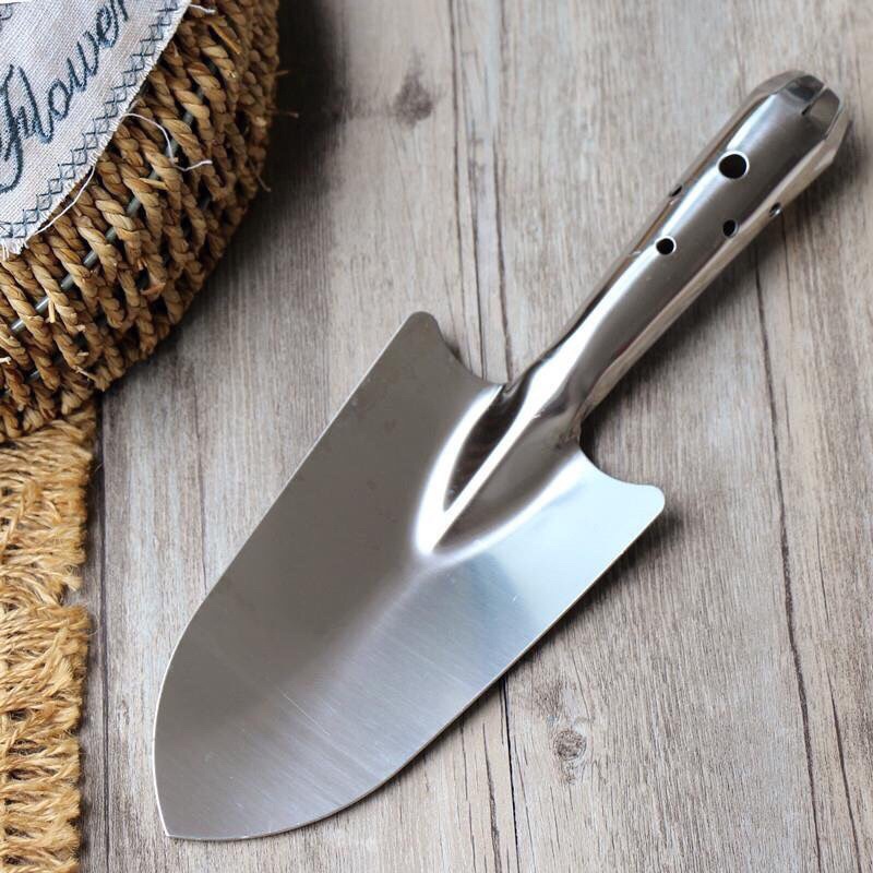 Xẻng inox làm vườn siêu bền, siêu chắc, chuẩn inox xịn, ko gỉ ạ, hàng ...