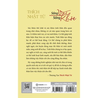 Sách - Sống Vui Sống Khỏe - Thích Nhật Từ