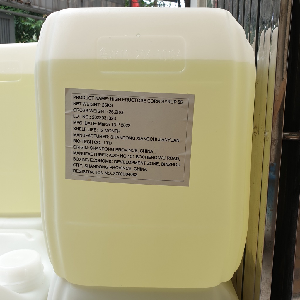 Đường nước can nhựa 25kg/High Fructose Corn Syrup 55% can 25kg | Shopee ...