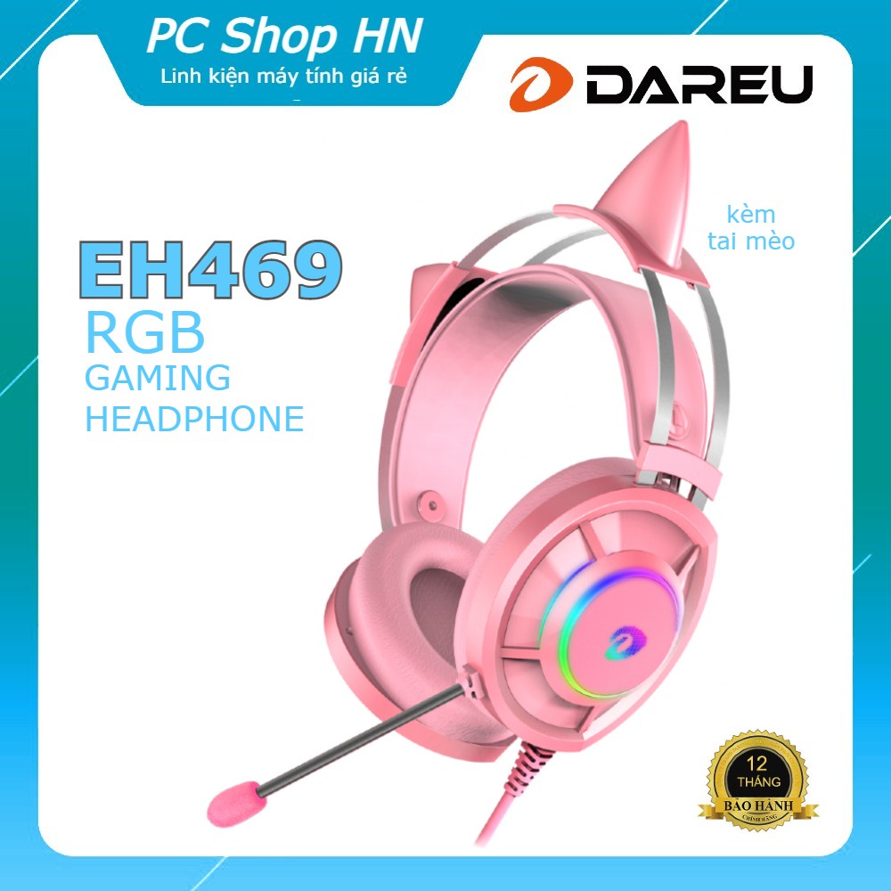 Tai nghe DAREU EH469 QUEEN RGB (Kèm C…