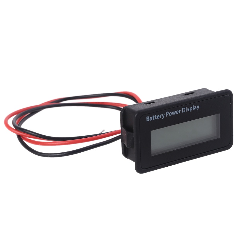 Mon 12V 24V 48V Đèn báo dung lượng pin Đồng hồ đo điện áp xe Golf có màn hình LCD