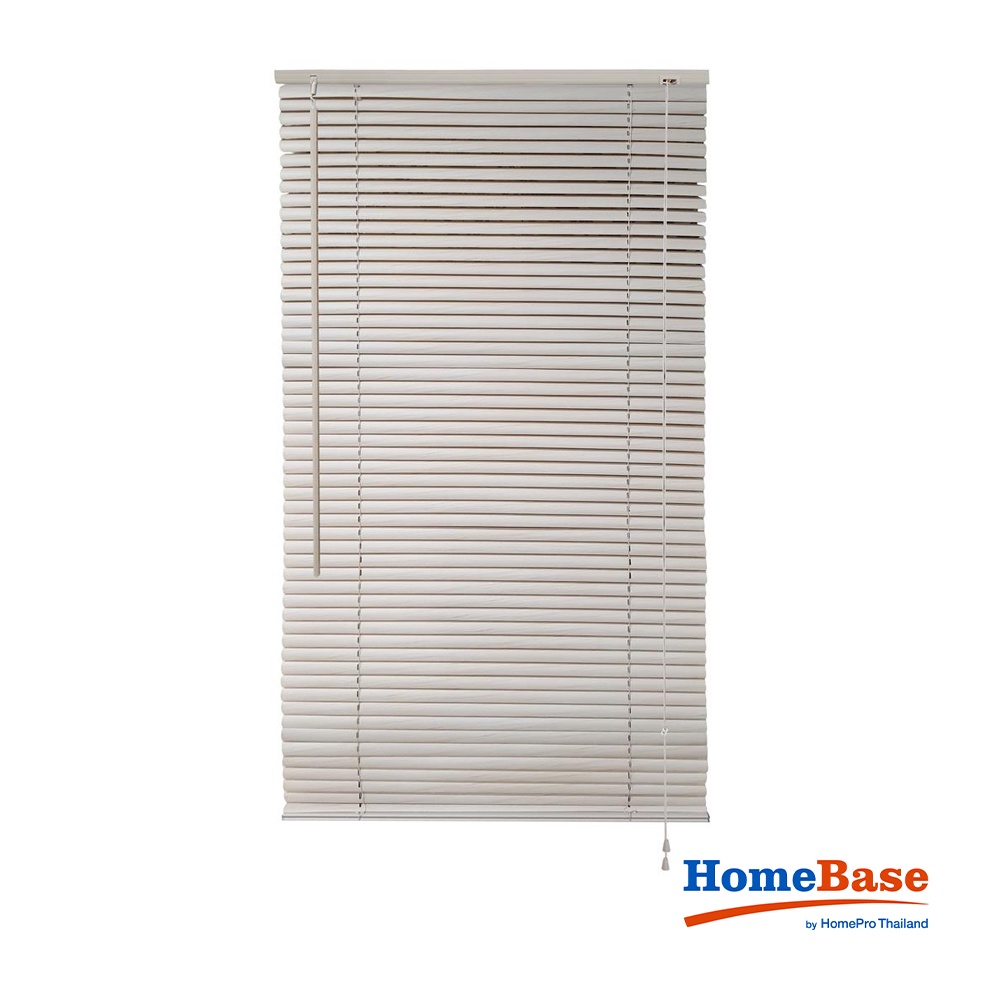 HomeBase HLS Rèm màn cửa cuốn bằng Vinyl WOOD W90xH130xD0,25 màu kem ...