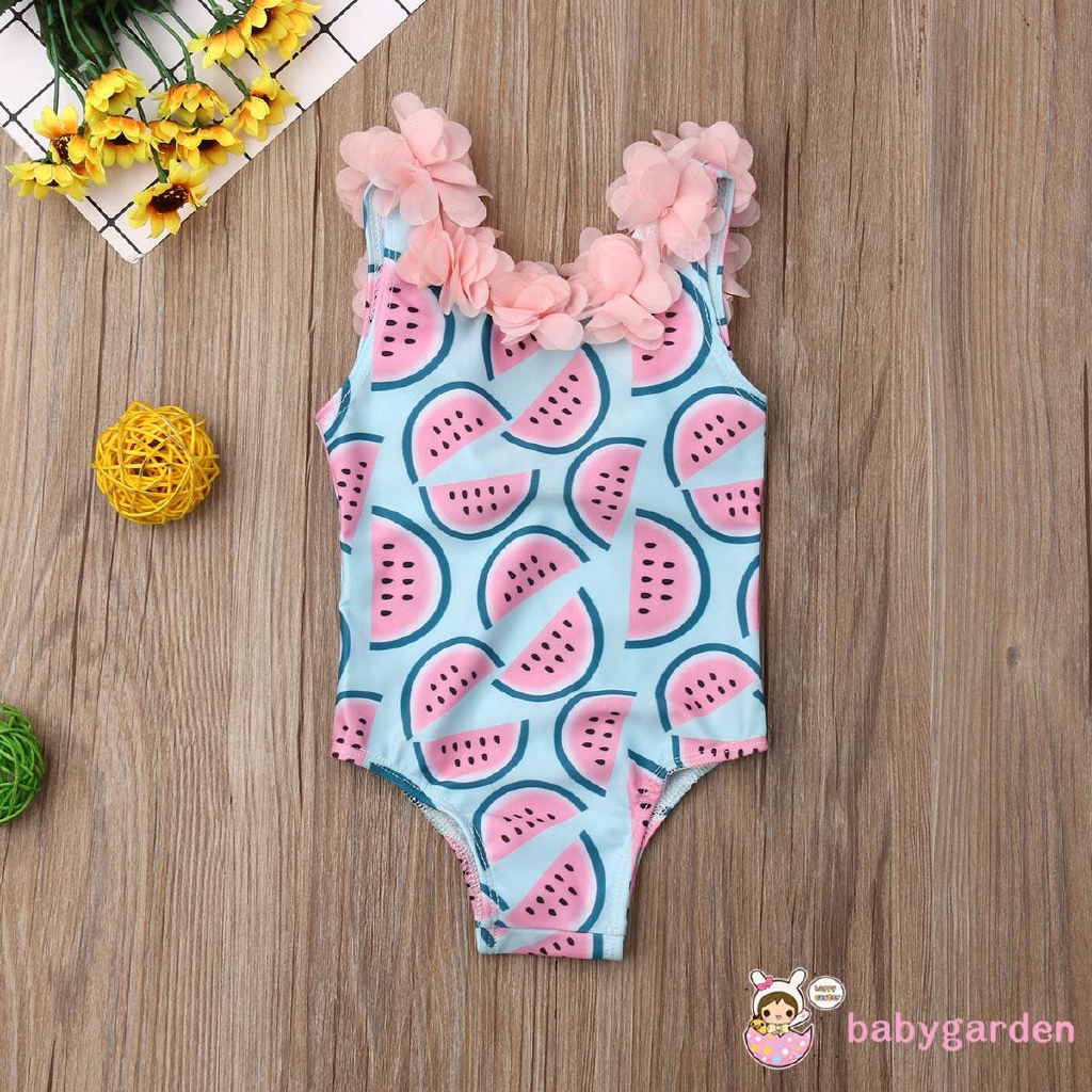 6 tháng-4 tuổi Đồ bơi dưa hấu cho bé gái Đồ bơi một mảnh