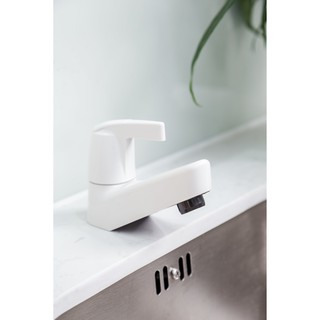 Vòi lavabo WATERTEC màu trắng WT0003 nhựa ABS/PP/POM Malaysia chống oxy hóa
