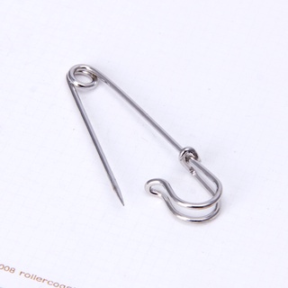 Pealike Heavy Duty Safety Pins 10 chiếc Bộ tông màu bạc lớn Dụng cụ may chốt chắc chắn
