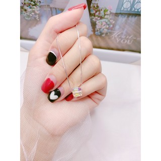 Dây chuyền nữ lập phương bạc ta nguyên chất chính hãng - Bạc LOPA