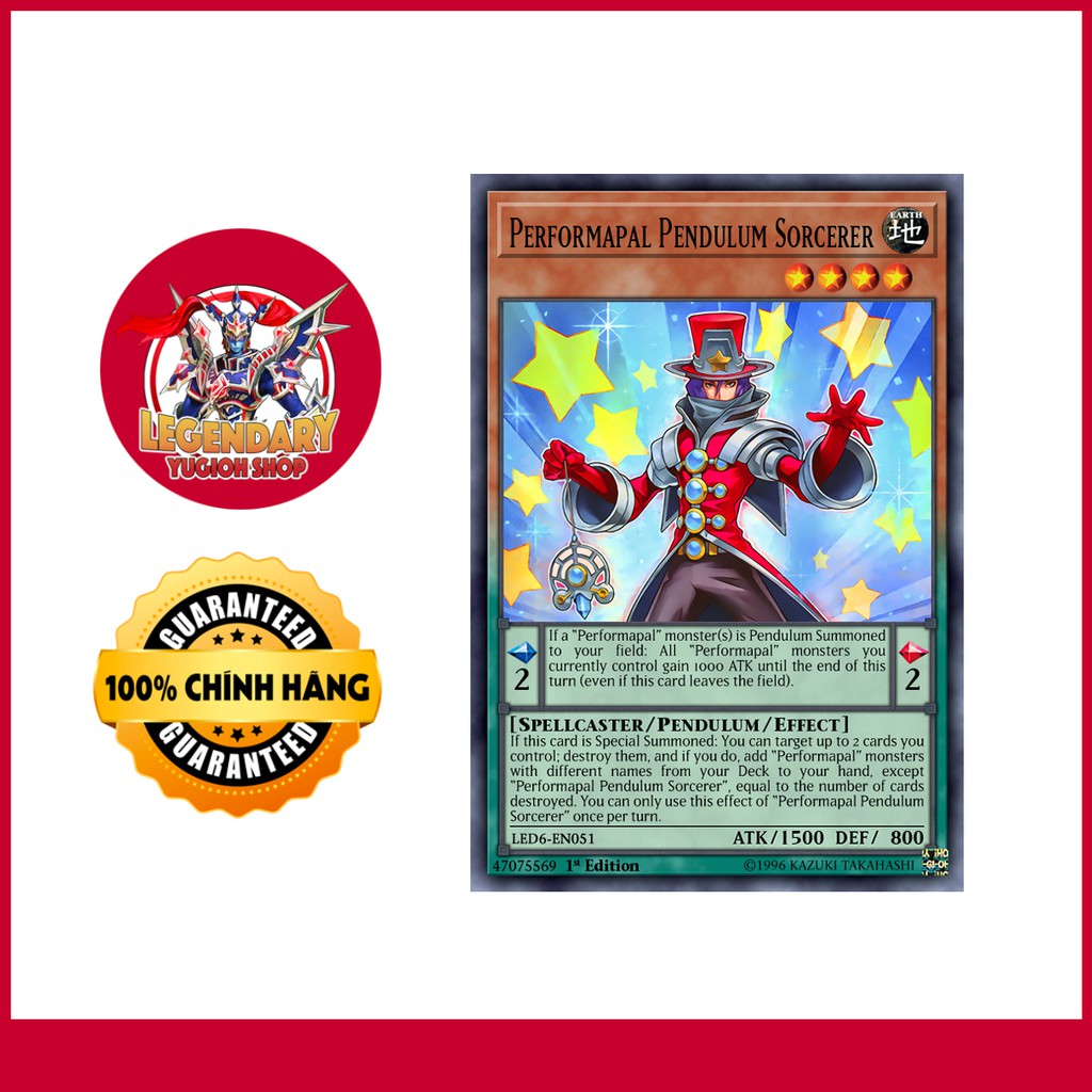 [Thẻ Bài Yugioh Chính Hãng] Performapal Pendulum Sorcerer | Shopee Việt Nam