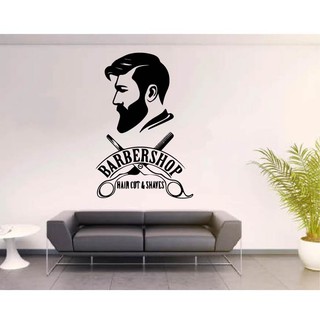 Decal Trang trí Barber, Salon cắt tóc thu hút khách hàng, tăng doanh thu P3