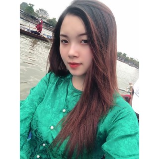 set bà ba gấm quần trắng, đồ bộ bà ba, thời trang nữ truyền thống lễ chùa